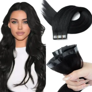 Long PU Weft Tape Bundles (40-50g, 12-20inch, 80cm)