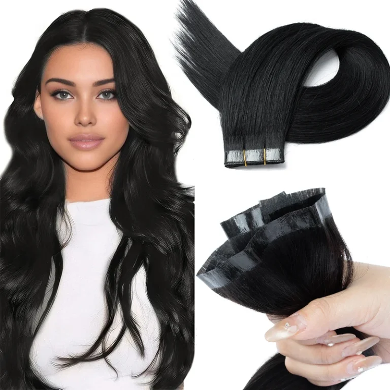 Long PU Weft Tape Bundles (40-50g, 12-20inch, 80cm)