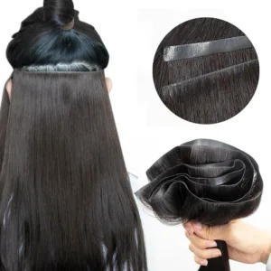 Invisible Long Tape PU Weft Hair Bundles (Seamless, No-Glue)