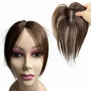 Handmade Swiss Lace Human Hair Bangs (Remy)