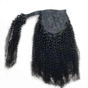 Wrapped Afro Curly Ponytail (Non-Remy)