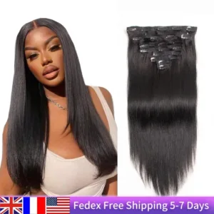 MRSHAIR Light Yaki Clip-In Extensions (8pcs, Remy)