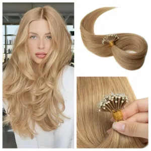 Nano Ring Human Hair Extensions (50 strands, 30g, Remy)