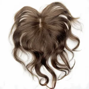 Body Wavy Human Hair Topper (25cm, Remy)