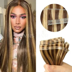 Long Flat Weft Invisible Tape Bundles (Seamless, No-Glue)