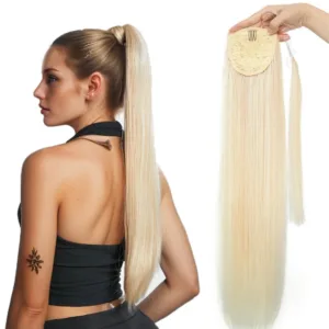 Blonde Wrap Around Ponytail (24inch, 140g)