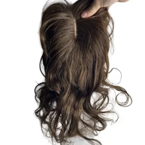 14-inch Curly Human Hair Topper (Remy)
