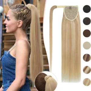 MRSHAIR Clip-On Human Hair Ponytail (Remy)