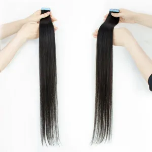 30-inch Silk Straight Tape-In Bundles (20pcs, Remy)