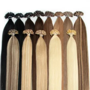 MRSHAIR U Tip Fusion Hair Extensions (12-24inch, 50 strands)
