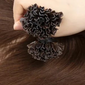K Tip Keratin Human Hair Extensions (1cm, 12-24inch, Remy)