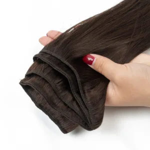 Brown Human Hair Bundles (Sew-In, Double Weft, 50g, 12-24inch, Remy)