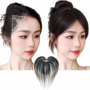 Air Baby Hair Human Hair Bangs (Handmade Swiss Lace)