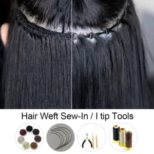 MRSHAIR Micro Link Hair Kit (Weft/Bundles, Sew-In)