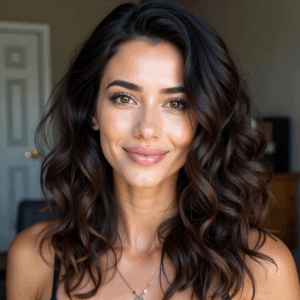 10x12cm Human Hair Topper (Curly Wavy, 14")