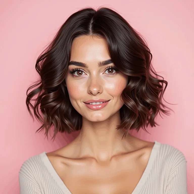 Body Wavy Human Hair Topper (25cm, Remy)