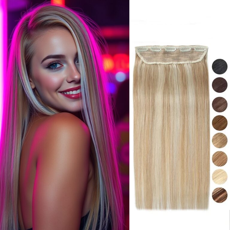 Clip-In Human Hair Extensions (14″-22″)